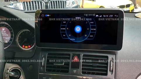 Màn hình DVD Android xe Mercedes C Class W204 (C200/ C250/ C300) 2007-2010 | Màn hình nguyên khối Flycar